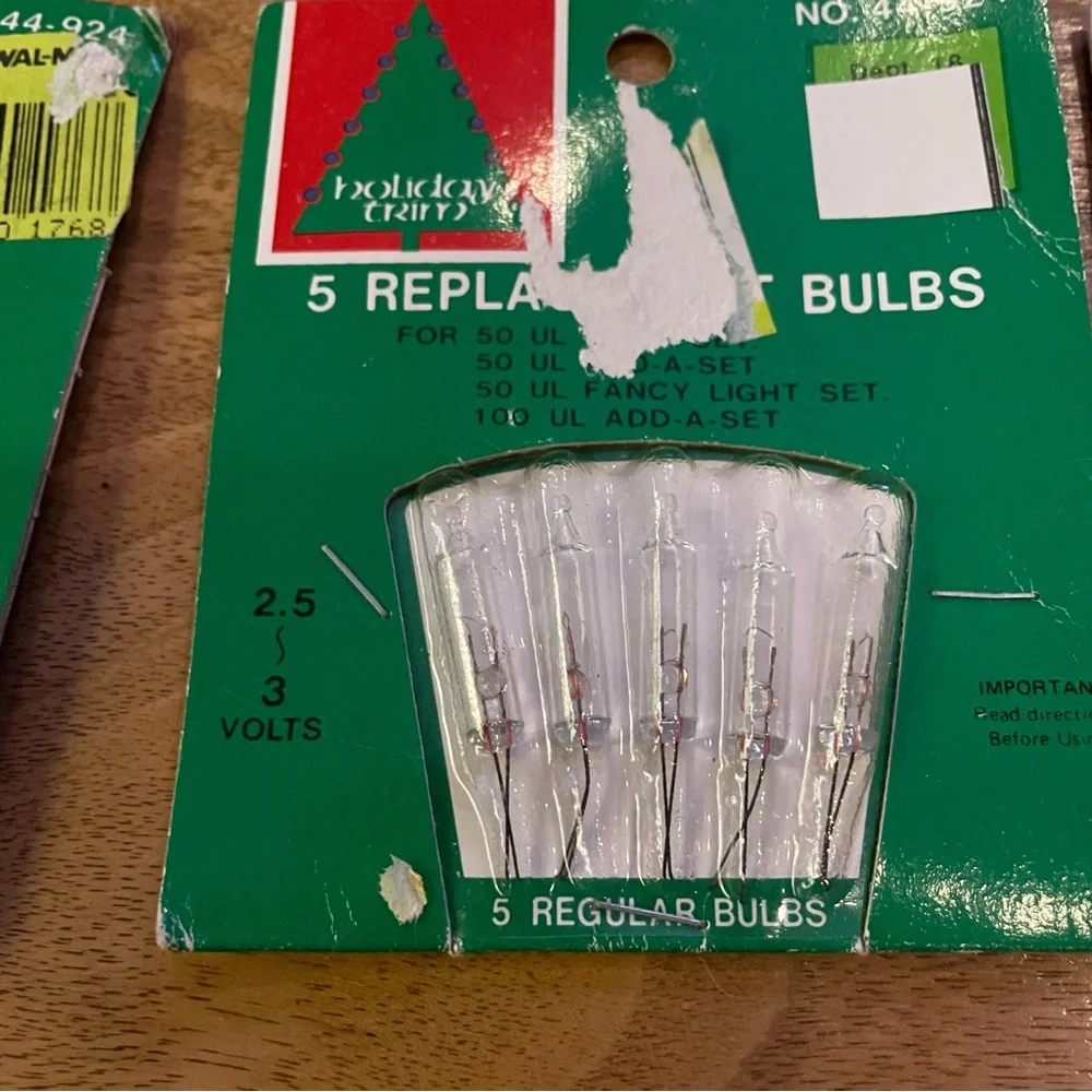 7 packs Christmas light replacement bulbs